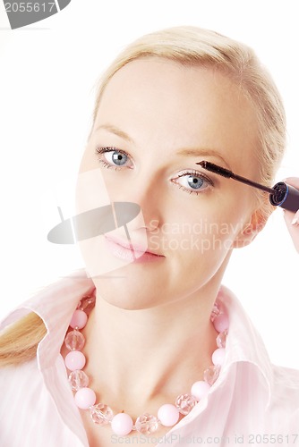 Image of Blonde and mascara