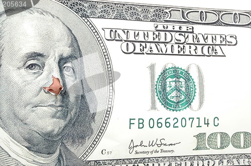 Image of Nose for money