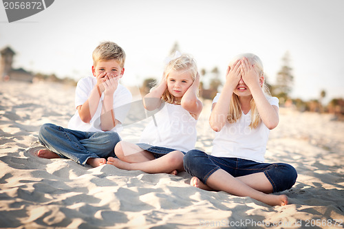 Image of See, Hear and Speak No Evil Children Outside