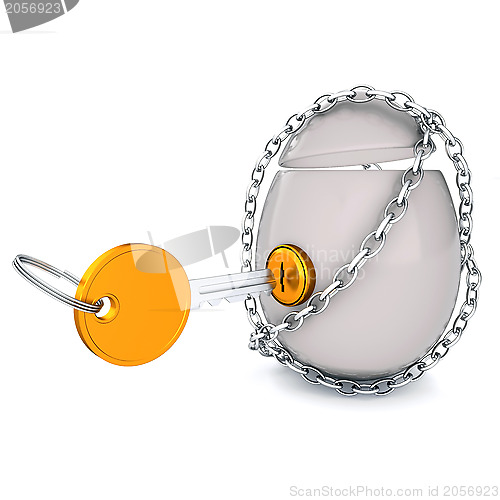 Image of Egg chain key