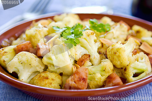 Image of Roasted Cauliflower with Ham