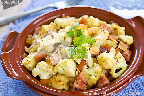 Image of Roasted Cauliflower with Ham