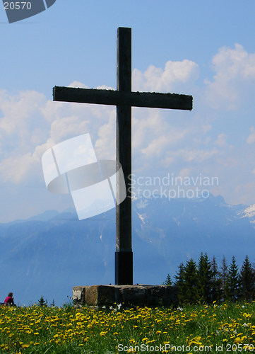 Image of Cross in the mountains