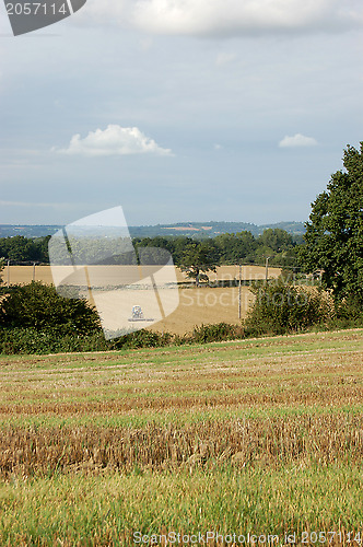 Image of British landscape at harvest time