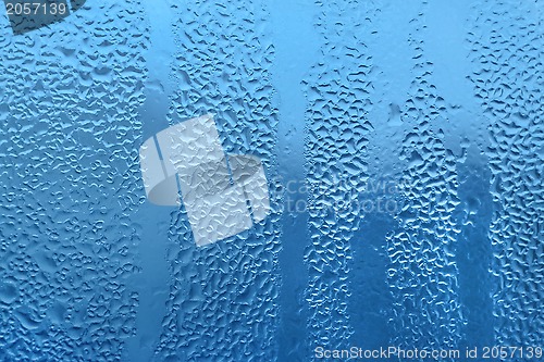 Image of Water drops on glass