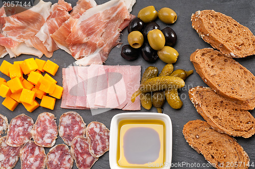 Image of assorted cold cut platter