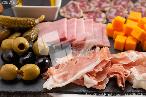 Image of assorted cold cut platter