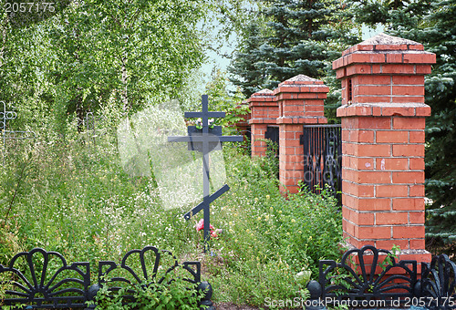 Image of Inoperative Trinity Cemetery in Balakhna, Russia