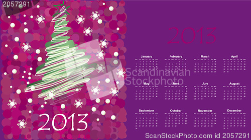 Image of calendar to a new 2013 year