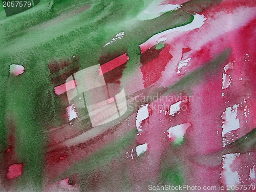 Image of Abstract watercolor background on paper texture