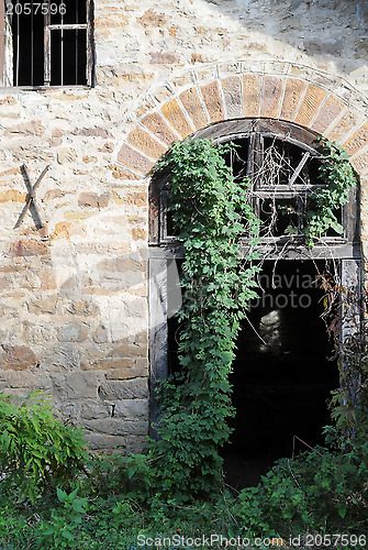 Image of Abandoned Mill Entrance