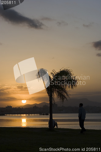 Image of Sunset in Florianopolis