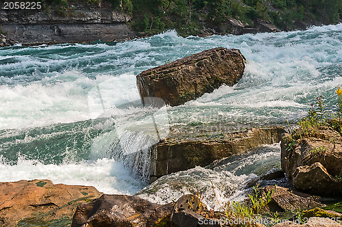 Image of Niagara river rapids.