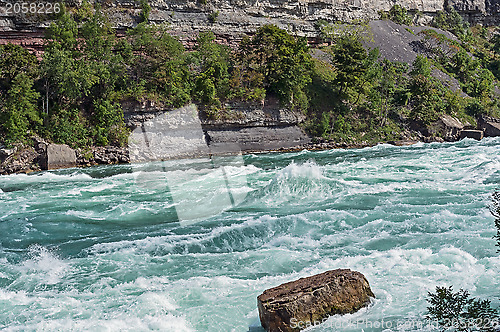 Image of Niagara river rapids.