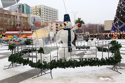 Image of Snowman - Christmas decoration.