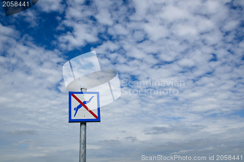 Image of No diving