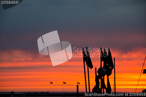 Image of Fishermens flags