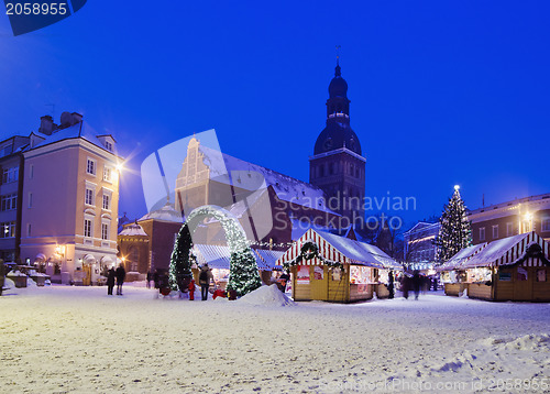 Image of The christmas market in Riga 