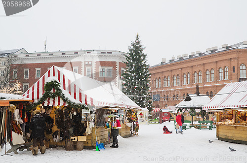 Image of The christmas market in Riga 