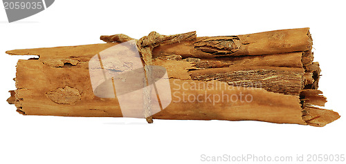 Image of Bundle of fragrant cinnamon sticks