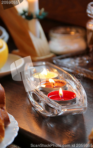 Image of Christmas candles