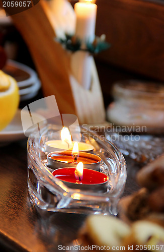 Image of Christmas candles