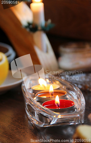 Image of Christmas candles