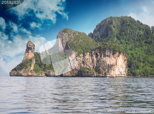 Image of Thailand. Beautiful nature and vegetation of Chicken Island