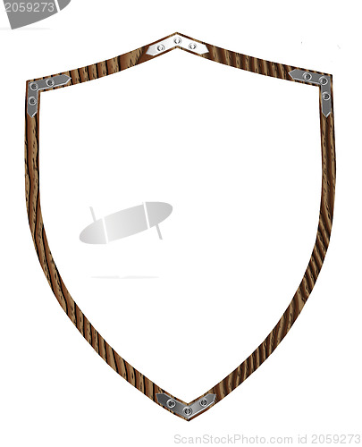 Image of Isolated 16th Century War Shield 3D