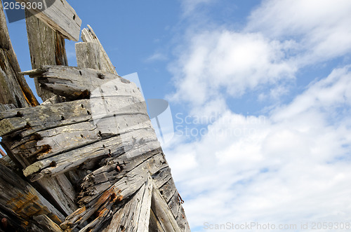 Image of Wooden wreck