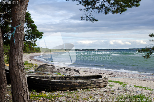 Image of Old rowing boat