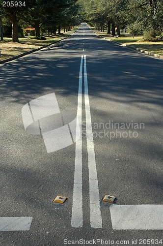 Image of empty road