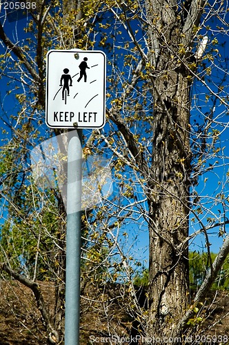 Image of keep left