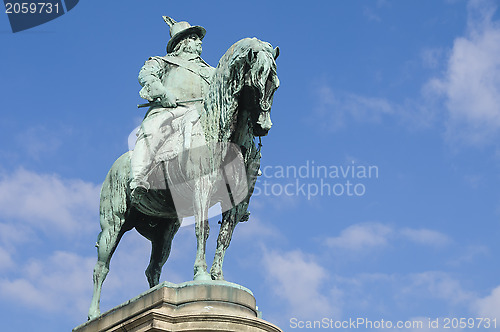 Image of King Charles X's statue in Malmo