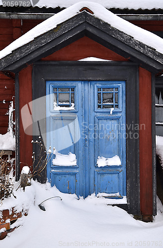 Image of Blue doors