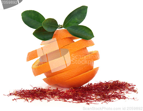 Image of Saffron and Orange Fruit