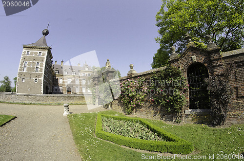 Image of Eijsden Castle and its Vegetation in May