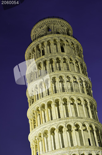 Image of Torre di Pisa by Night, Architectural Detail