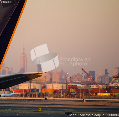 Image of Leaving New York City by Airplane