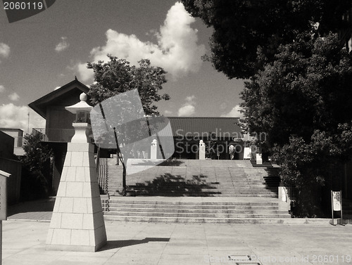 Image of Architectural detail of Tokyo, Black and White view