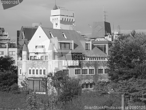 Image of Architectural detail of Tokyo, Black and White view