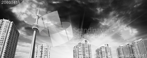 Image of Toronto Skyscrapers, view from the Pier