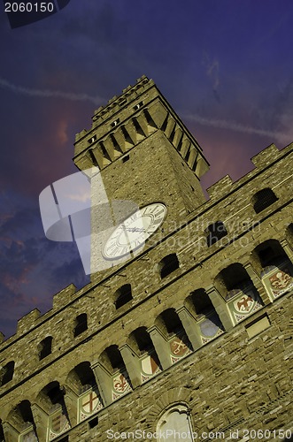 Image of Bottom-Up view of Piazza della Signoria in Florence