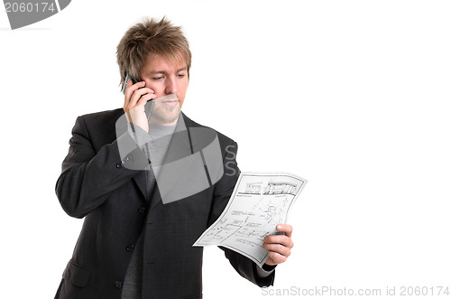 Image of Young man in business suit