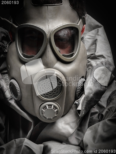 Image of Man in protective suit