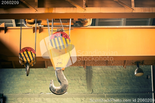 Image of Industrial crane hook