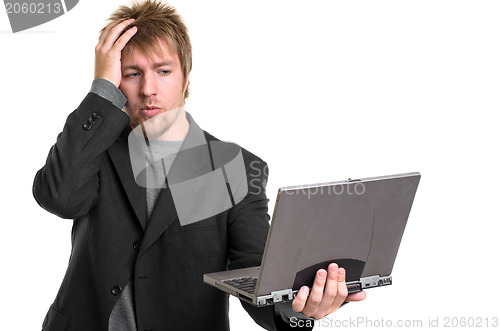 Image of Young man in business suit