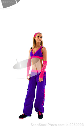Image of Young fitness instructor