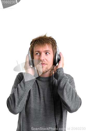 Image of Young man with headphones