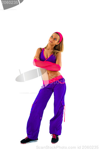 Image of Young fitness instructor